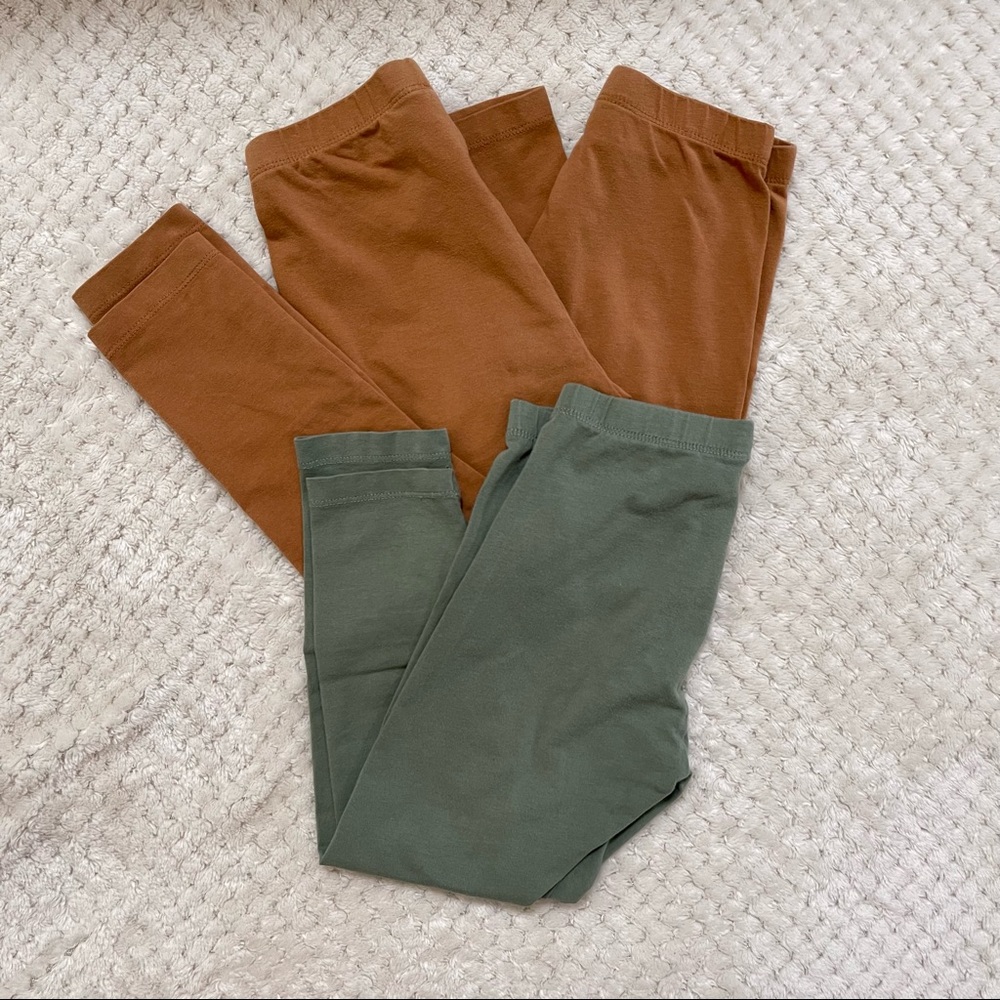 Toddler girls 4T colored organics cotton leggings